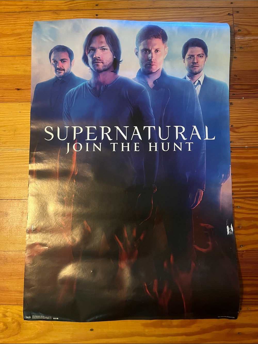 Supernatural 'Join The Hunt' Blue Party Poster